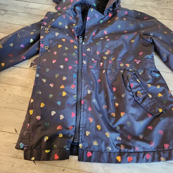 London Fog Girls Hearts Mid Weight Jacket Size 5 - Picture 5 of 12